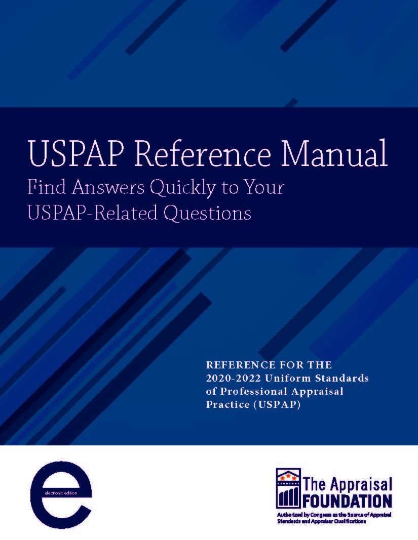 NEW DIGITAL 2022 USPAP Reference eManual