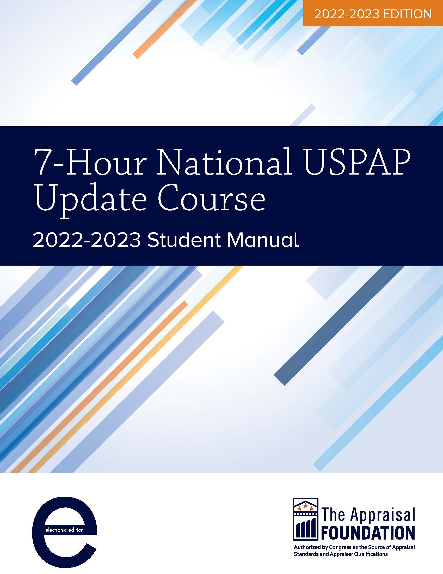NEW 2022-23 7-Hour National USPAP Update Student eManual