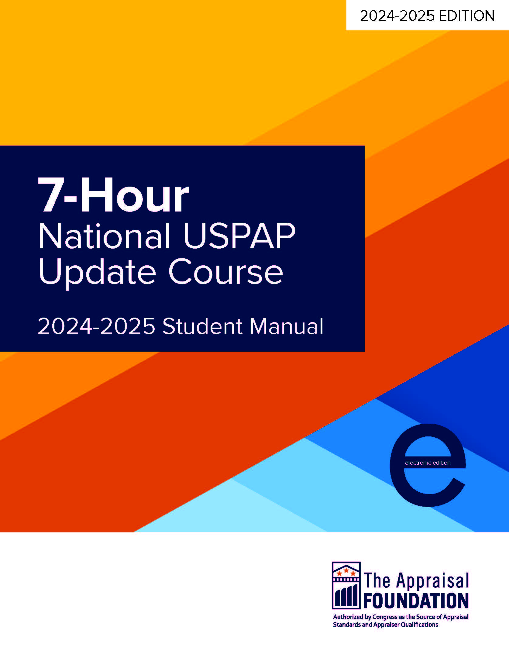 NEW DIGITAL 2024-25 7-Hour National USPAP Student eManual